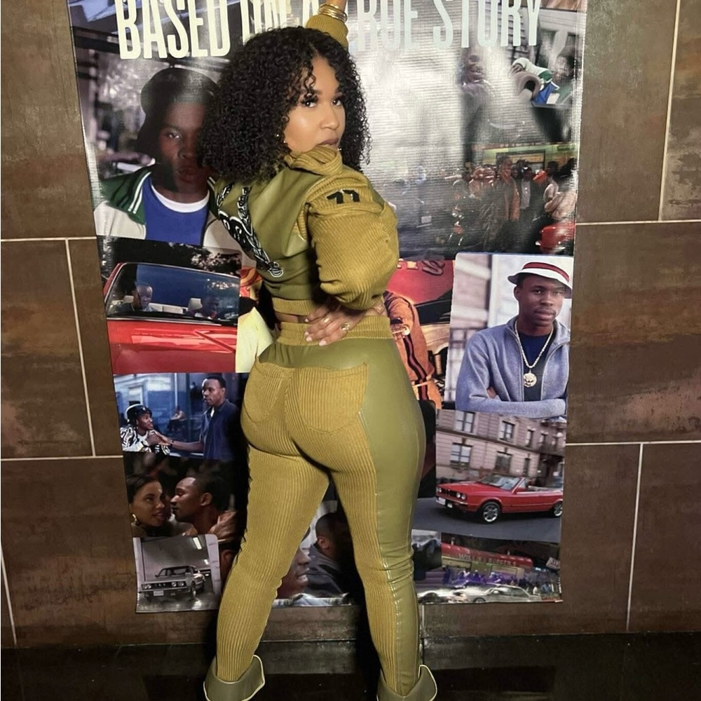 Olive Women's Skinny Jumpsuit